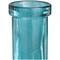 30" Teal Recycled Glass Tall Spanish Bottleneck Vase